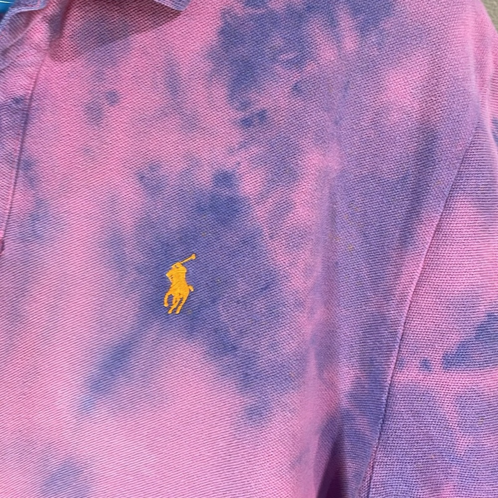 Ralph Lauren men Large 100% cotton artisan dyed. One of a kind! Polo - Picture 15 of 17